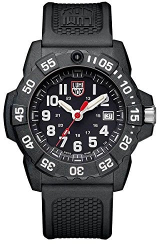 Luminox Herren Analog Schweizer Quarzwerk Uhr mit Kautschuk Armband XS.3501.F