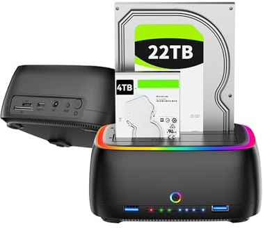 Dual Bay Hard Drive Duplicator/Cloner USB 3.0 to SATA I/II/III