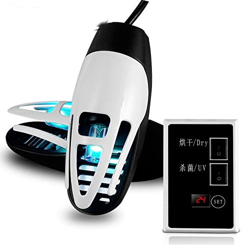 KIKIYE Elektrischer Schuhtrockner UV-Geruchs-Deo-Trockner UV-Sterilisator Backfußschutz Stiefeltrockner Wärmer