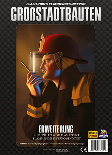 Heidelberger Spieleverlag Flash Poin: Großstadtbauten - Indie Boards & Cards - Erweiterung - Deutsch - Stadtgebäude & Statiker, 5, Grau