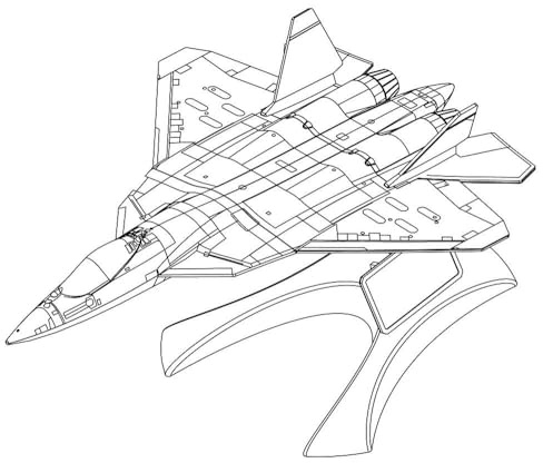 HobbyBoss 381903-200 mm Suchoi SU-57 T50 PAK-FA - Maßstab 200mm