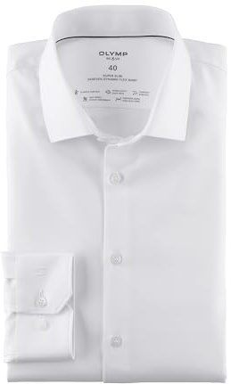 OLYMP Herren Oberhemd Langarm No.Six.24.Seven,Twill,super Slim,Modern Kent