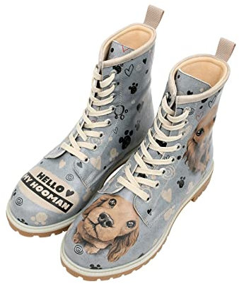 DOGO Long Boots, Stivali alla Moda Donna, Bleu, 41 EU