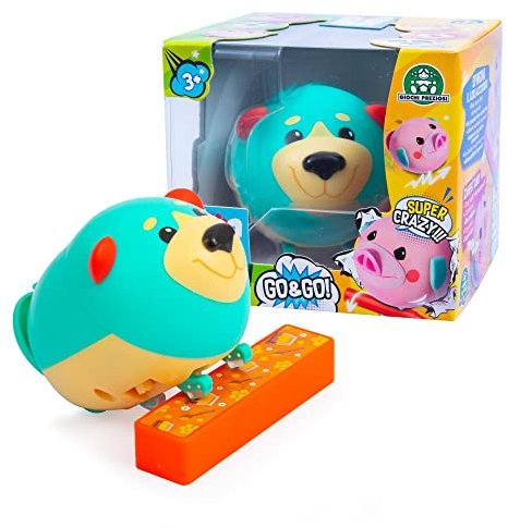 Giochi Preziosi Hop Hop Puppy - Go & Go Versione Orso Gli Hop Hop Puppy Corrono Girano, Ruotano Ma Tornano Sempre In Piedi, Per Bambini A Partire Dai 3 Anni, Hpu04600