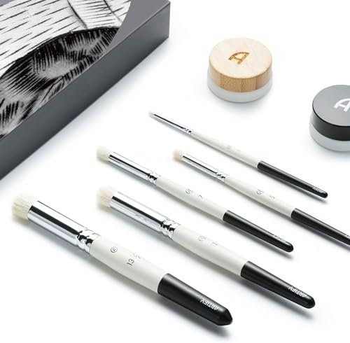 Artify Dry Brush Set Dry Brush: brosses à Sec de qualité Professionnelle pour des peintures Miniatures et maquettes faciles - pinceaux Amateur en 5 Tailles