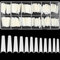 woshilaoDS 240 Stk Natürlich Künstliche Nägel, Extra Lange Falsche Nail Tips, Full Cover Press On Nails, Ballerina Nagelspitzen, Französische Nail Tips Vollständige Abdeckung für Maniküre Salon DIY