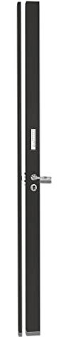 Dom-metalux - Serrure de porte a code Electrique banDOM 300 3 points Couleur - Noir, Sens Ouverture - Gauche Tirant