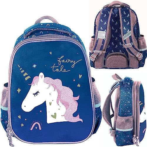 PASO PP23JN-260, Schulrucksack Unicorn, Multicolor