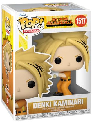 Funko POP! Animation: My Hero Academia (MHA) - Hero League Baseball - Denki Kaminari - Vinyl-Sammelfigur - Geschenkidee - Offizielle Handelswaren - Spielzeug Für Kinder und Erwachsene - Anime Fans