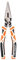 Vanquish 8 Inch High Leverage Long Needle Nose Pliers Heavy Duty Wire Cutters 3237