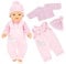 JurciCat Kleidung Bekleidung Outfits für Babypuppen Puppenkleidung Puppenzubehör mit Hut Langarm Hose Puppe Zubehör für Baby Puppen 35-43 cm Geschenk für Kinder Mädchen Jungen(Puppen Nicht enthalten)