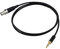 SRMAN Conector jack de 3,5 mm a mini XLR hembra de 3 para micrófono mezclador de auriculares BM800 PC amplificador de cámara estéreo 0,5 m