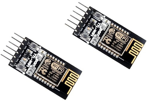 TECNOULAB 2 Stück DT-06 WiFi Wireless Serial Port TTL-WiFi Übertragungsmodul HC-06 ESP-M2