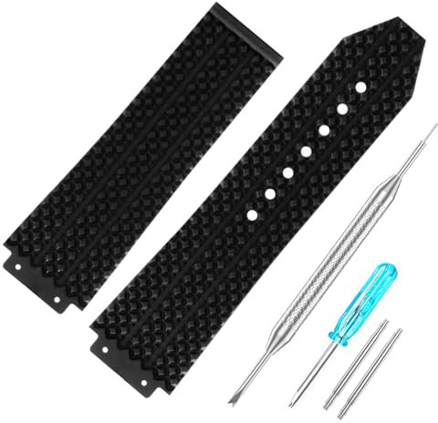 RBIPO 25mm Kautschukarmband für Big Bang Wasserdichte Ersatzarmbänder für Männer und Frauen (19mm×25mm×22mm)