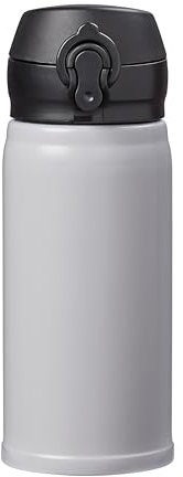 Chef Aid 350ml Flask - Compact Hydration for On-The-Go Adventures, Light Grey