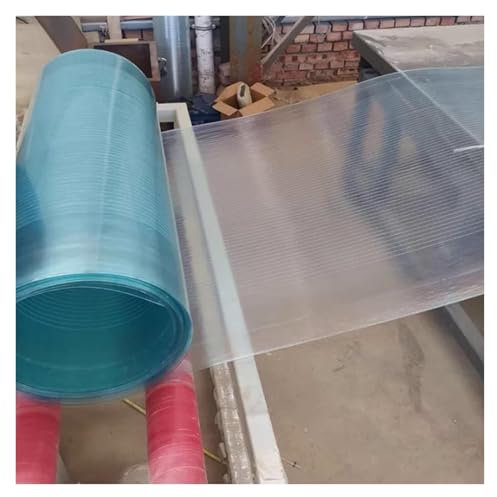 JIwqDY Placas de Policarbonato para Techos, 0,8mm Cubiertas de Techo Aislamiento a Prueba de Lluvia, para Jardín Al Aire Libre(0.7x10m)