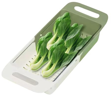 Lavatrice Per Frutta - Colino Sopra Il Lavandino, Cestello Di Scarico Del Lavandino, Scolapasta Portatile Sopra Il Lavandino, Vassoio Per Lavare La Frutta Del Lavandino Di Grande Capacità Per La Cucin