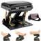 Foot Rest Under Desk with Mobile Holder, 4 Level Height Adjustable Foot Stool with Soft Pads, Max Load 120 Pounds Leg Rests for Elevating Leg, Non-Slip Folding Desk Foot Rest for Car Home Office