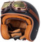 Retro Casque Demi Jet, Casque Jet Vintage, Casque Moto Scooter, Casque Bol Homologué ECE Casque De Protection for Hommes Et Femmes, Casque De Cyclomoteur avec Lunettes(H,L=(59~60cm))