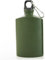 Cantine à Eau, 500 ML de Bouteille d'eau 4x6 de Cantine, Alliage en Aluminium Vert armée, Bouteille Plate Fuite Portable avec Clip pour extérieur, randonnée, Camping