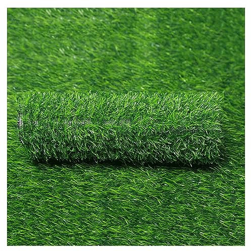 GXXINGIN Tappeto erboso Artificiale Verde 3x5m con Aspetto Naturale, Altezza 20mm, Tappeto erboso Sintetico Super Denso con Fori di drenaggio (Dimensioni: 3x5m) (3x2m)