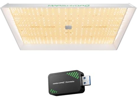 MARS HYDRO TSW2000 300W Led Grow Light Dimmable Daisy Chain Full Spectrum Lamps for 3x3/4x4ft Coverage and iConnectu Controller