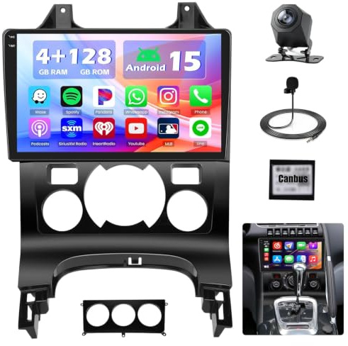 Hikity 4+128G Autoradio für Peugeot 3008 2009-2015 CarPlay Android Auto