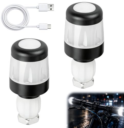 HOVCEH Scooter Blinker,Blinker für E Scooter Nachrüsten,Wiederaufladbar Roller Blinklicht,Lenkerlicht Lenker Warnlenker Lenkerwarnleuchte für Lenker-Innendurchmesser von 17.2-22mm