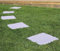 4 x Plastic Patio Stepping Stones – Easy To Install Lightweight Weatherproof Concrete Effect Anti-Slip Square Paving Slabs – Ideal for an Outdoor Garden Pathway or Patio, Each Measure 30 x 30cm