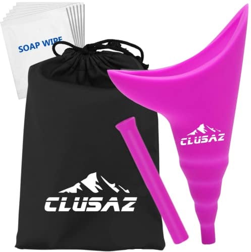 CLUSAZ Dispositivo Urinario Portátil Feminino (Violeta) - para Orinar de Pie