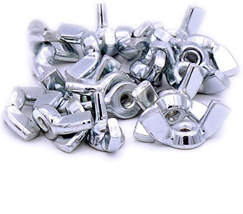 M3 (3 mm) Flügelmutter – Stahl (20 Stück)