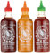 FLYING GOOSE Sriracha scharfe Chilisaucen Mischkarton (in 3 Geschmacksrichtungen, Würzsauce aus Thailand) 12er Pack à 455 ml (5 x scharf , 4 x sehr scharf , 3x Mayoo)