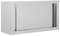 vidaXL Wandhängeschrank mit Schiebetüren Gastro Hängeschrank Wandschrank Schrank Küchenschrank Oberschrank Küche 90x40x50cm Edelstahl