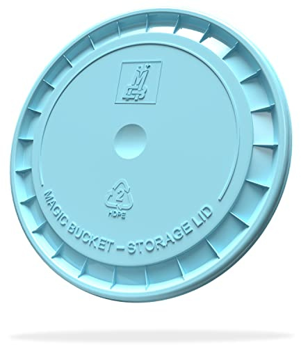 MAGIC BUCKET | Profi Eimer Deckel für Auto Wascheimer Baby Blau| kompatibel mit 5GAL (20L) & 3,5 GAL (12L) Buckets von GritGuard, Cleaneed, Cleantech, MaxShine, ADBL, Liquid Elements & Chemical Guys