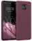 kwmobile Hülle kompatibel mit Xiaomi Redmi Note 9S / 9 Pro / 9 Pro Max Hülle - gummierte TPU Silikon Handyhülle - Schutzhülle für kabelloses Laden - Case in Bordeaux Violett