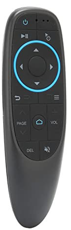 Ersatz-Fernbedienung, Ble 5.0 Wireless Connection Bluetooth Air Remote Control IR Learning Long Range Voice Remote Control für TV Box Computer Smart Television(G10BTS)