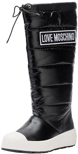 Love Moschino Stivali Donna, Nero, 38 EU