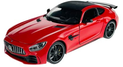 Welly Mercedes-Benz AMG GT R Coupe C190 Rot Ab 2014 1/24 Modell Auto Die Cast Neu im Kasten