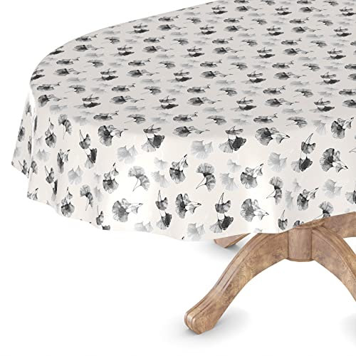 Wachstuchtischdecke Wachstischdecke Tischdecke abwaschbar Gartentischdecke Wachstuch Eckig rund oval Oval 140 x 240cm Schnittkante Mohnblumen SW