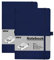Mlife 2 pack A5 Journal Notizbuch, 192 Seiten, Hardcover mit elastischem Verschlussband und Falttasche (Blau)