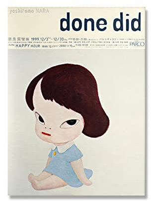 XCPORA Nara Yoshitomo Poster Schlafwandelnde Puppe Leinwand Wandkunst Yoshitomo Nara Drucke Yoshitomo Nara Malerei für Home Wanddekoration Bild 40x60cm Kein Rahmen