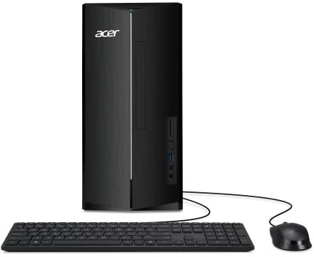 Acer Aspire TC-1780-UA93 Desktop | 13th Gen Intel Core i5-13400 10-Core Processor | 16GB 3200MHz DDR4 | 1TB M.2 2280 PCIe Gen 4 SSD | SD Card Reader | Intel Wi-Fi 6E AX211 | Windows 11 Home,Black