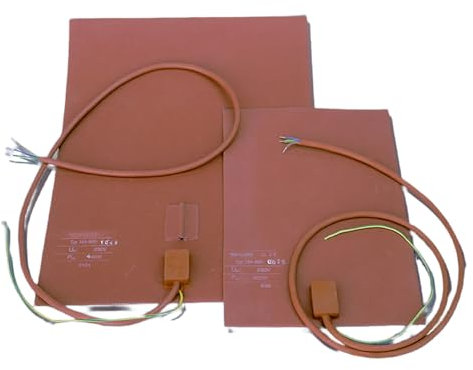 SAF Wärmetechnik KM-SM4 Silikon Isolierte Heizmatte, A4, 297mm Länge, 210mm Breite, 200 Watt, 230 Volt