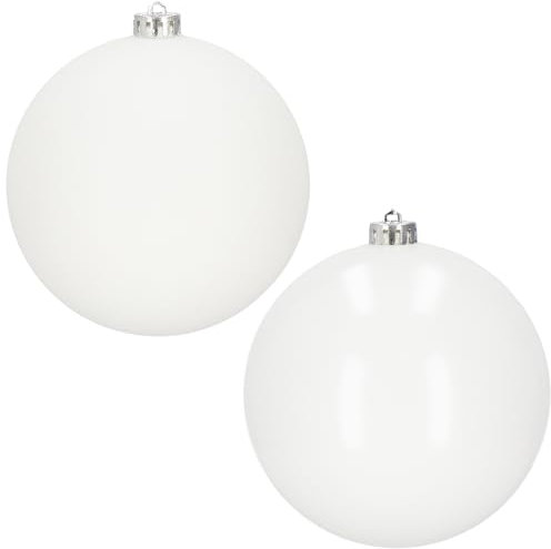 SPRINGOS Weihnachtsbaumkugeln Durchmesser 15 cm 2 Stück Christbaumkugeln Weihnachtsbaumschmuck