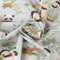 Stoff Meterware Kinderstoff Baumwollstoff - 1 Meter, Nähen, Bettwäsche, Kinder, Baby, Jungen, Mädchen, Bekleidung, Deko (Panda und Fuchs)