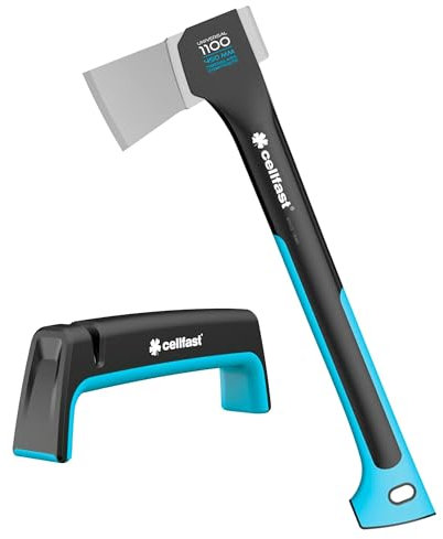 Cellfast - Hacha Universal U1100 + Afilador Universal ENERGO