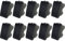 Set di 10 Interruttori Compatibili con Bticino Living Light e Living International, Interruttore Unipolare Compatibile con bticino Ideali per Frutti Elettrici (10 Pezzi Interruttore Unipolare)
