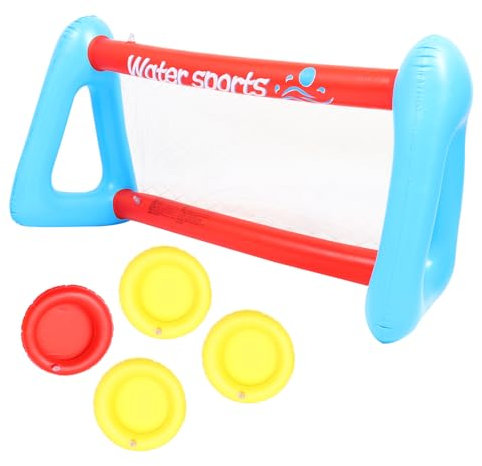 JOINPAYA 1 Set Inflatable Pool Volleyball Game Pool Toys Net for Boys and Girls Water Land Fun