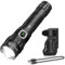 UltraFire Taktische Taschenlampe mit Holster, 1200 Lumen Polizei Taschenlampe mit Gürtelhalterung, 3 Modi Wiederaufladbare LED Taschenlampe für Strafverfolgung, Patrouillen, UF3