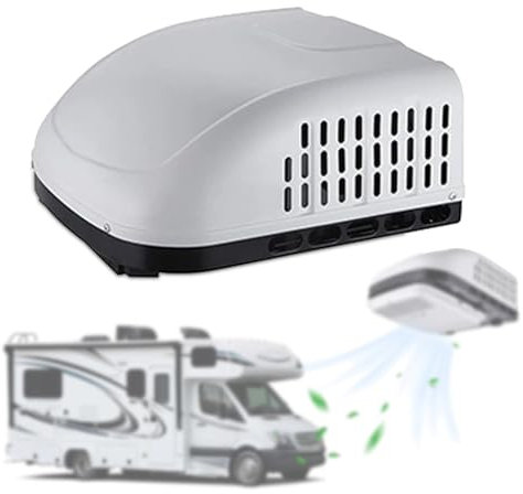 Unidad De Aire Acondicionado,Refrigeración Y Calefacción,Tamaño Mínimo De Instalación 14,1X14,1 Pulgadas,Aire Acondicionado De Techo Sin Conductos,Aire Acondicionado Para Automóvil Y Rv,115v